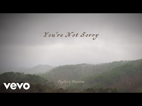 You’re Not Sorry lyrics
